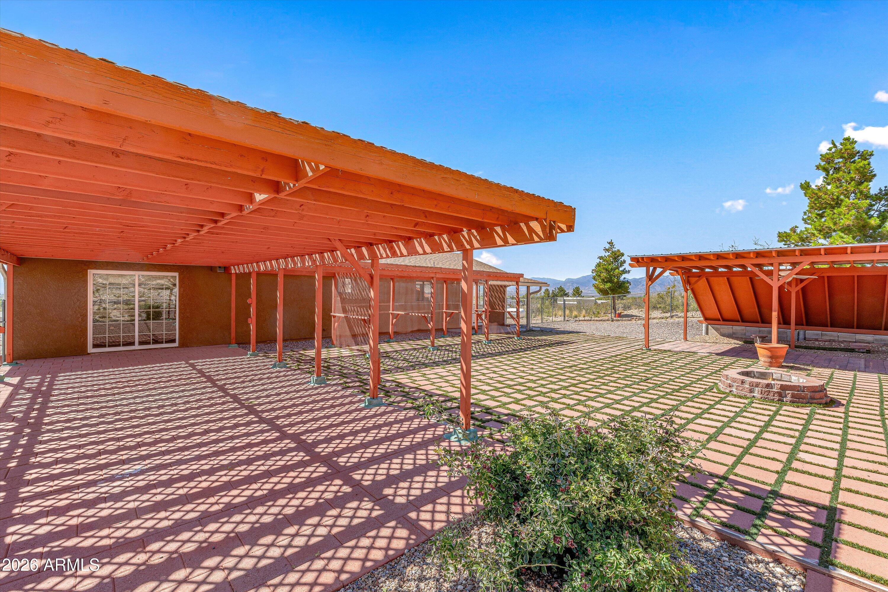 2251 North Spanish Trail Huachuca City, AZ 85616 - Photo 36 of 44 36-Back Patio & Yard