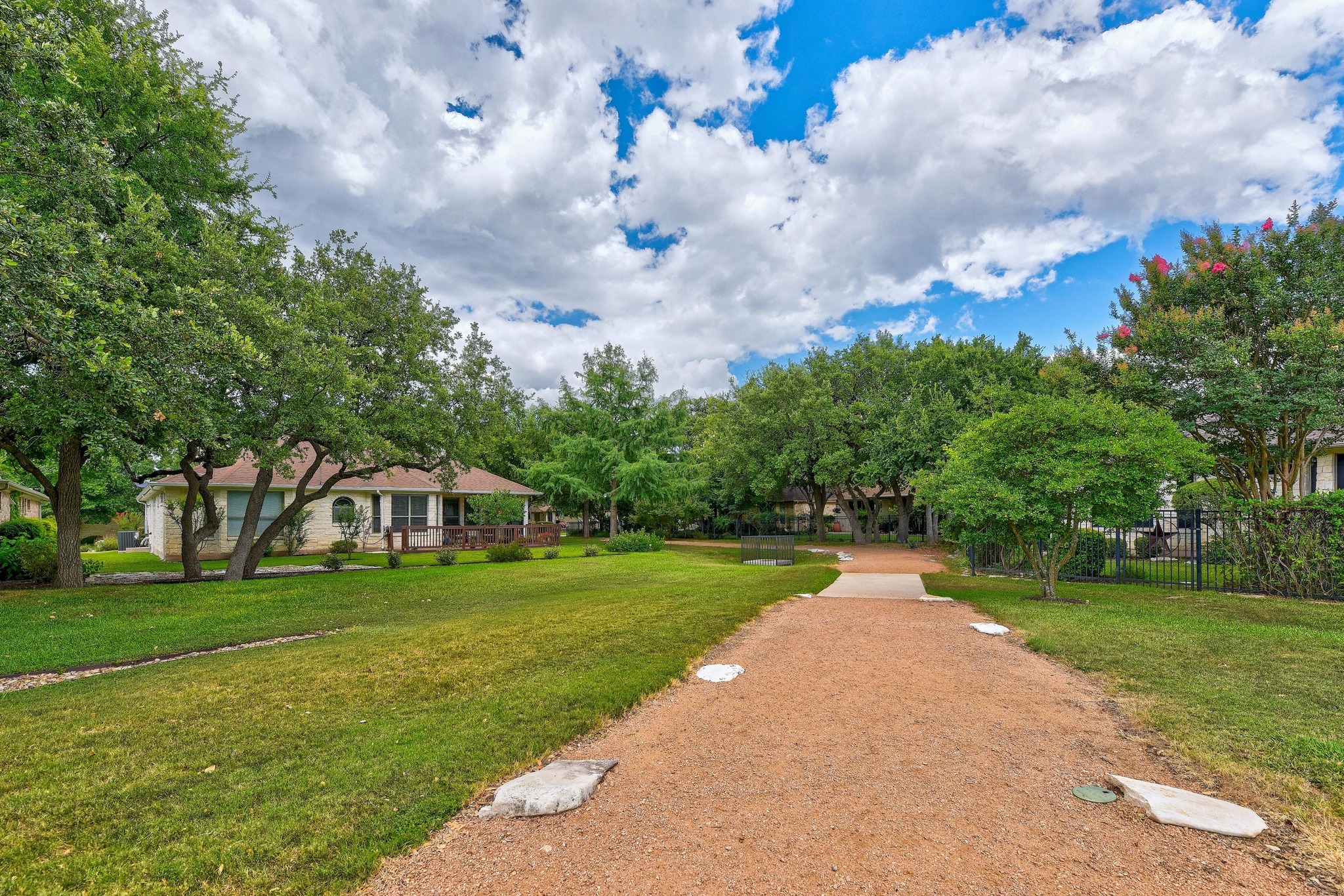 815 River Walk Trail Georgetown, TX 78633 - Photo 32 of 36 Just step through your back gate to access miles of community trails that wind through the mature trees of Heritage Oaks
