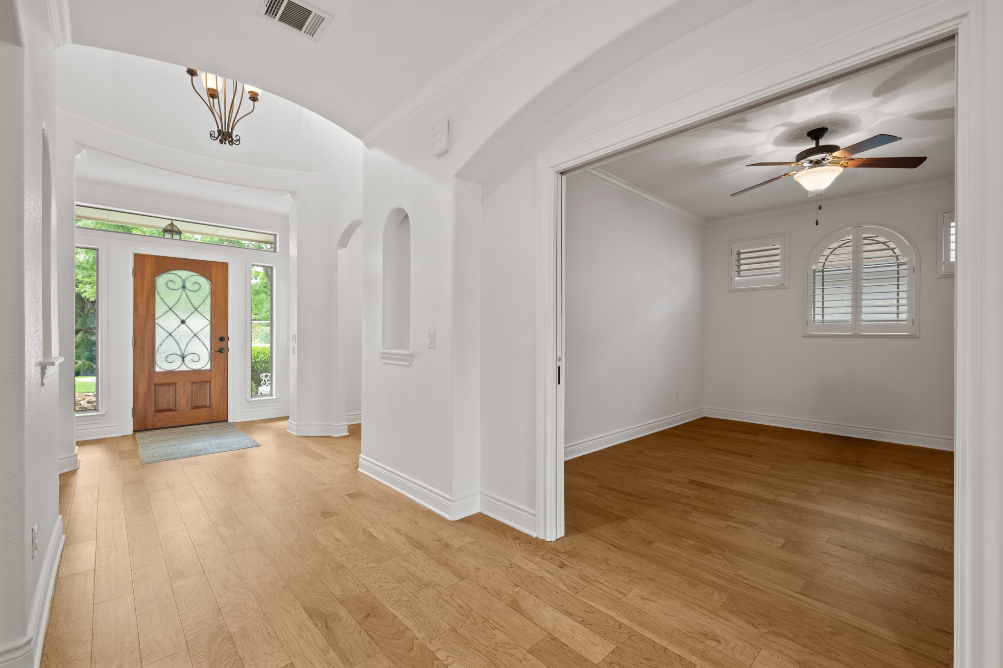 815 River Walk Trail Georgetown, TX 78633 - Photo 4 of 36 Several windows in the workspace let the morning light pour in, keeping you connected to the peaceful neighborhood scenery while you work