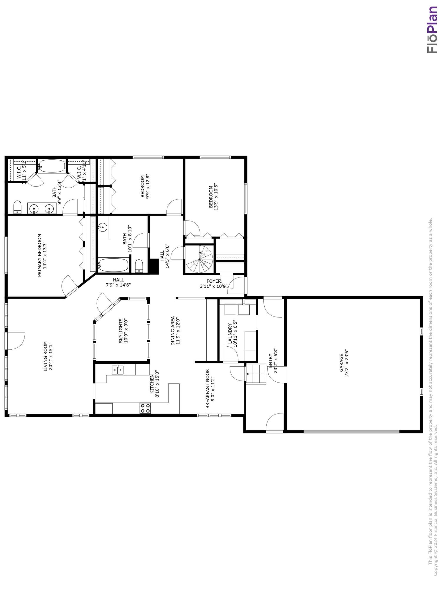 8648 Reynolds Road Bellevue, MI 49021 - Photo 37 of 41 by_floor_with_dimensions_jpg_1