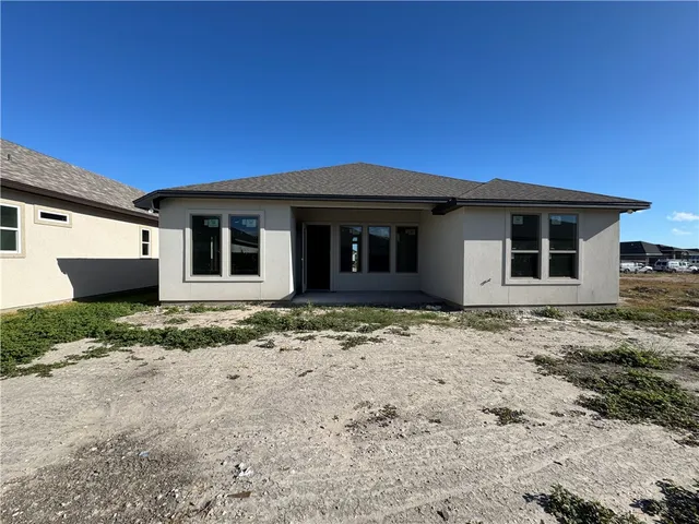 a backyard of a house