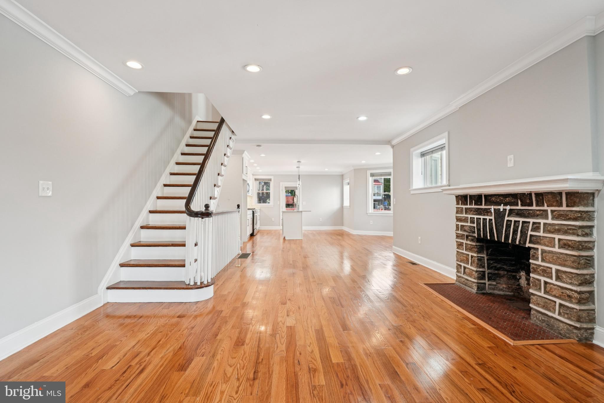 935 East Rittenhouse Street Philadelphia, PA 19138 - Photo 11 of 59 Spacious living area with elegant staircase.