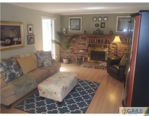 27 Cartwright Drive West Windsor, NJ 08550 - Photo 12 of 14 a living room with furniture and a fireplace