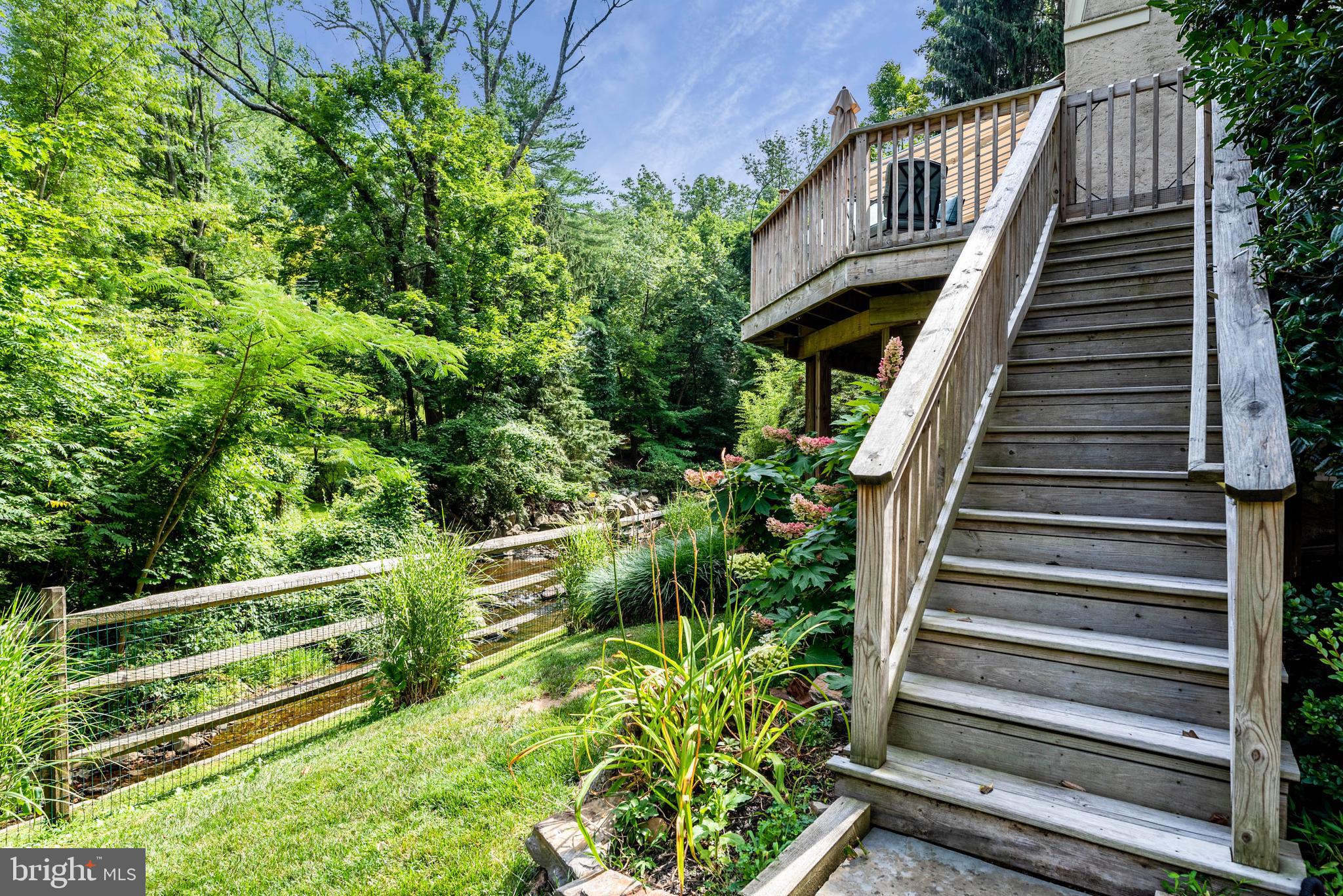 210 Gulph Creek Road Wayne, PA 19087 - Photo 39 of 46 Deck stair