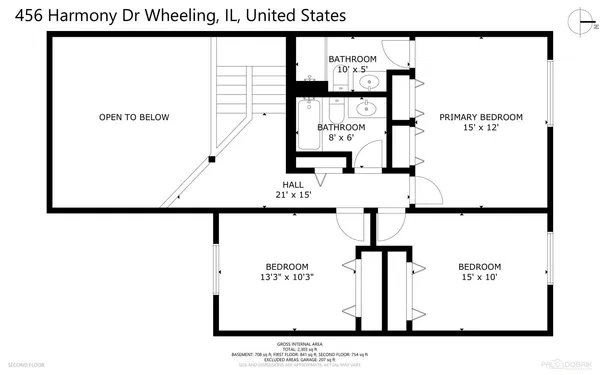 $385,000 | 456 Harmony Drive, Wheeling, IL 60090