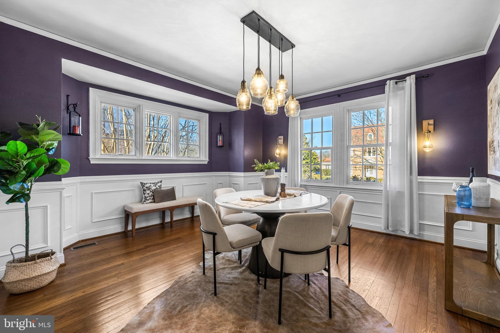 307 East Highfield Road Baltimore, MD 21218 - Photo 18 of 59 a view of a dining room with furniture window and wooden floor