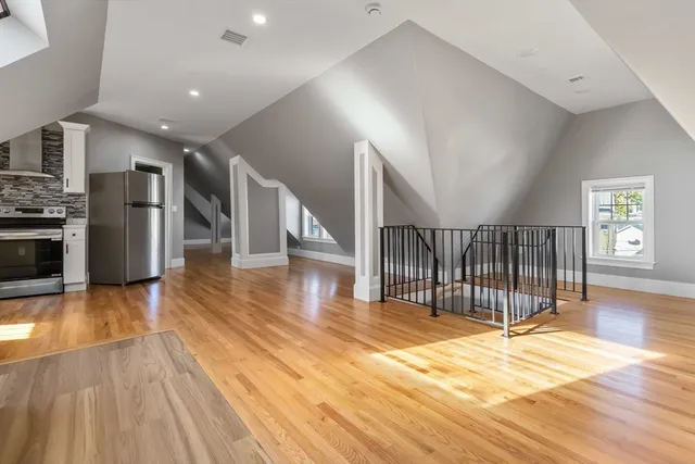 wooden floor in an empty room