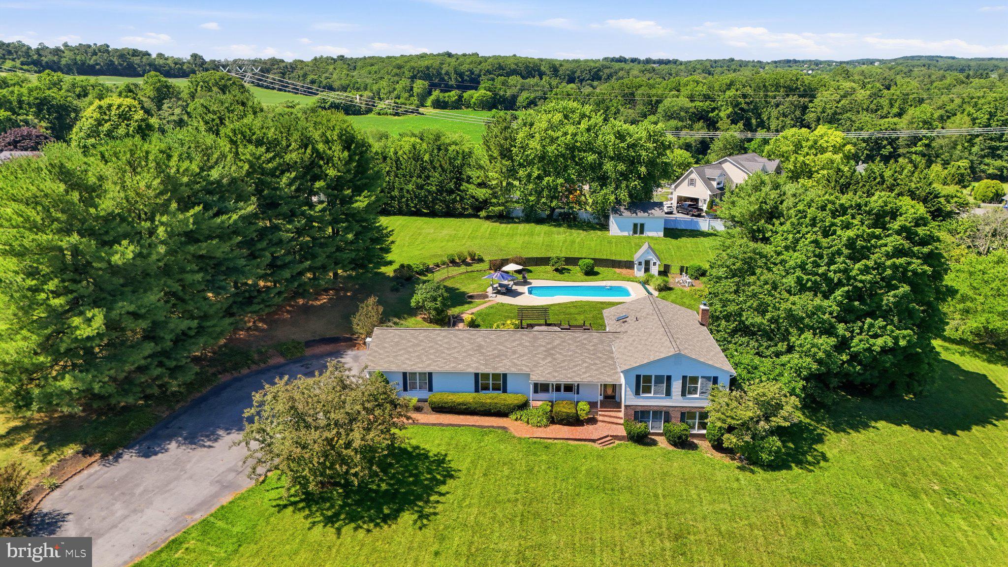 3814 Boteler Road Mount Airy, MD 21771 - Photo 52 of 61 Aerial Front