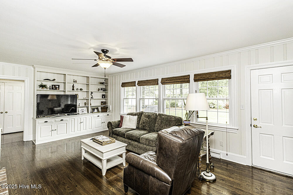 3609 Hawthorne Road Rocky Mount, NC 27804 - Photo 8 of 42 Hardwood flooring, custom bookcasing and lots of natural light!