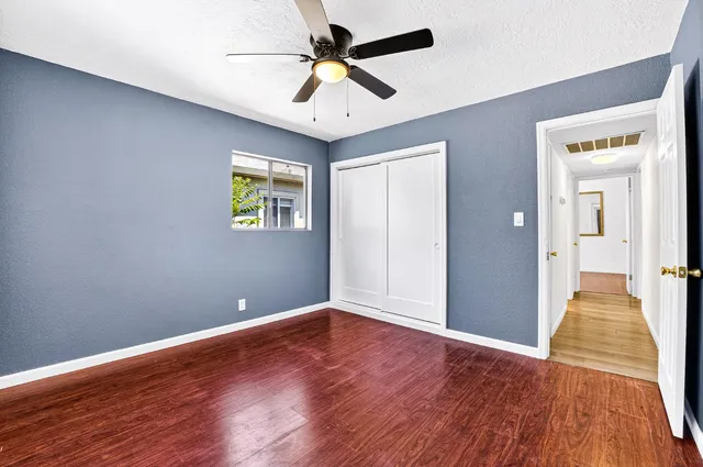 wooden floor in an empty room