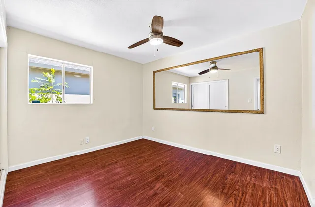 wooden floor in an empty room