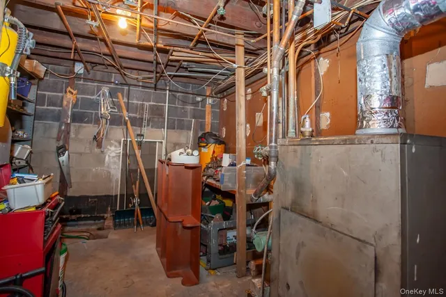 a view of storage and utility room