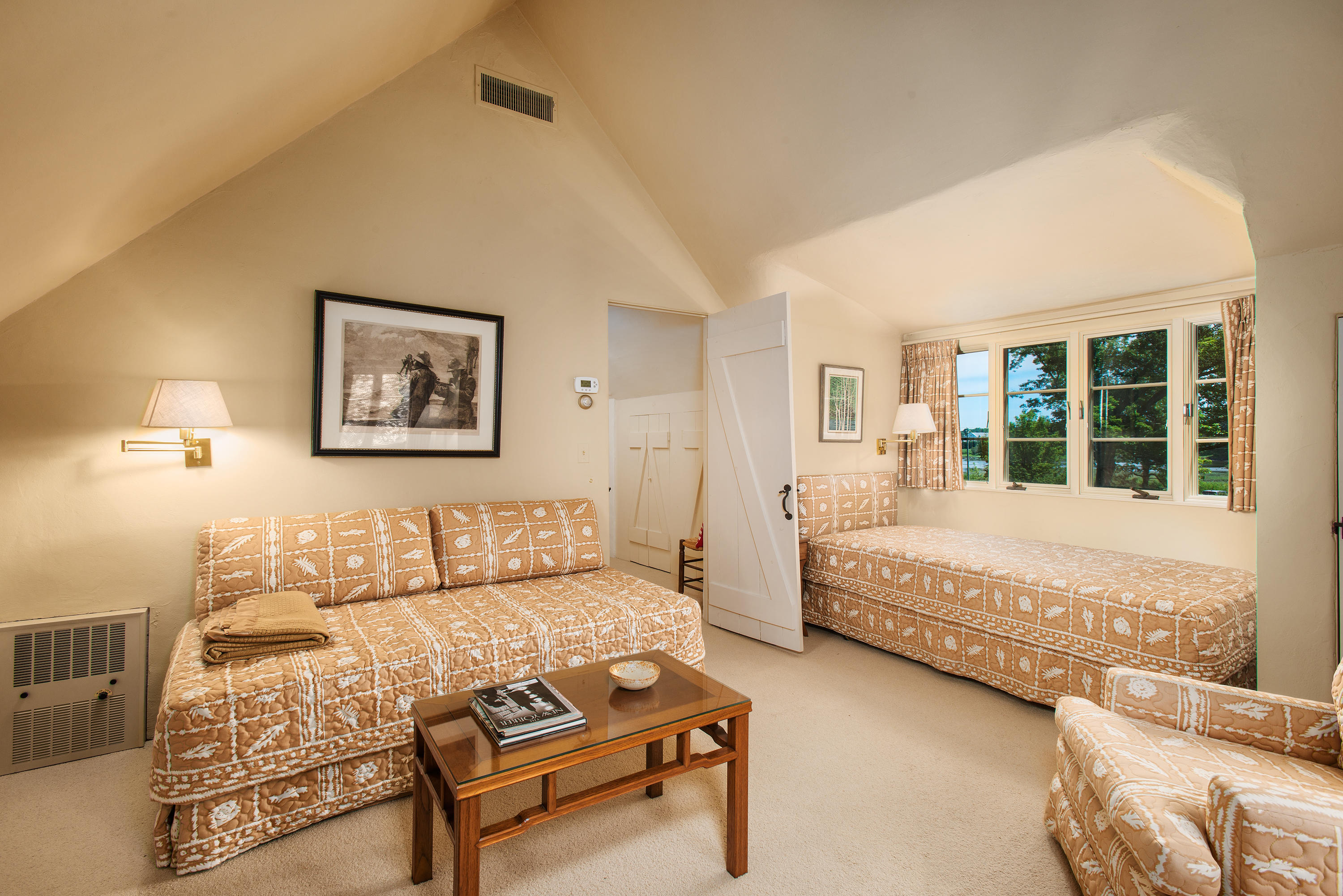11 Contentment Island Road Darien, CT 06820 - Photo 16 of 31 a spacious bedroom with a bed and glass window
