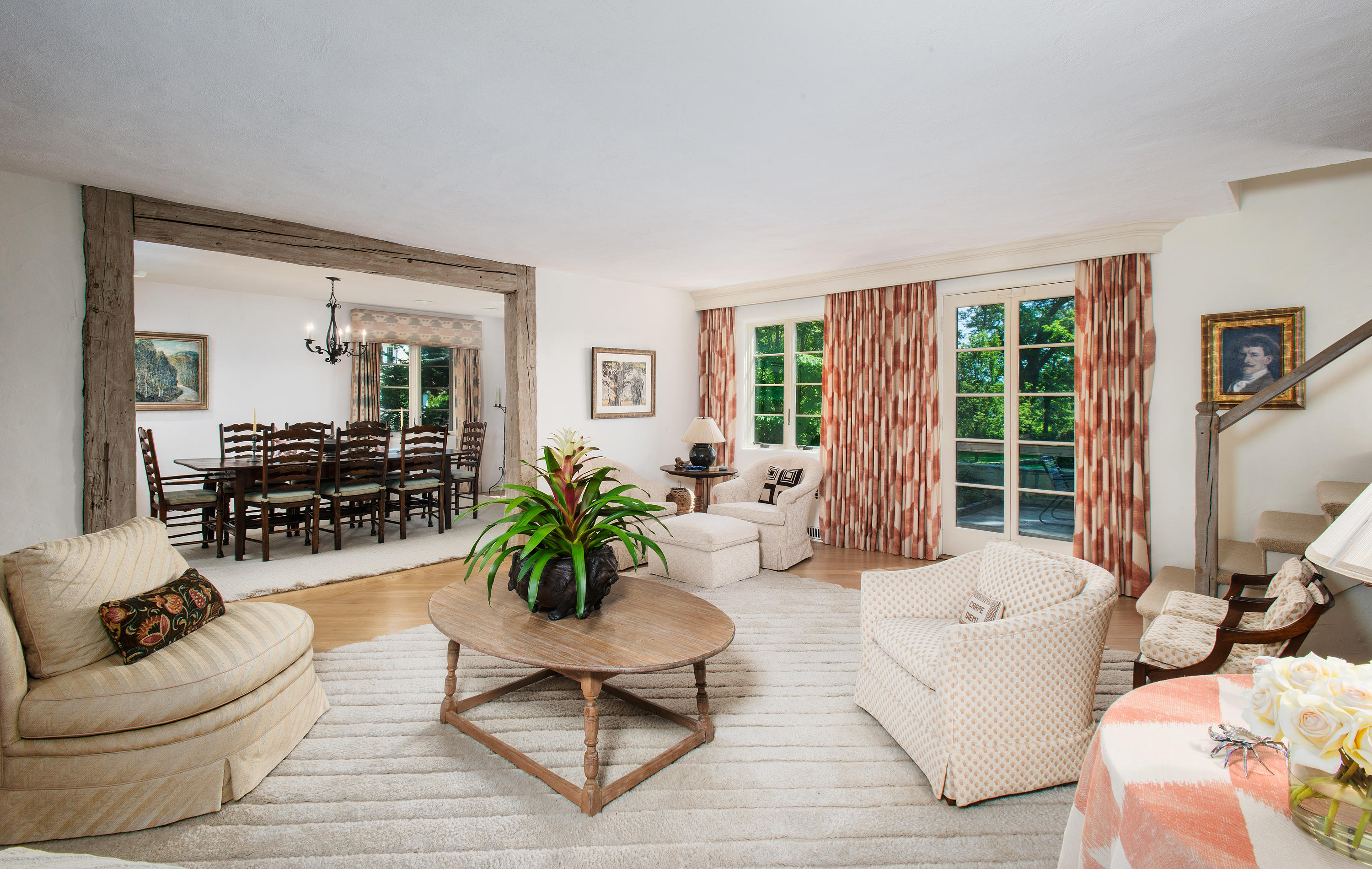 11 Contentment Island Road Darien, CT 06820 - Photo 10 of 31 a living room with furniture and a large window