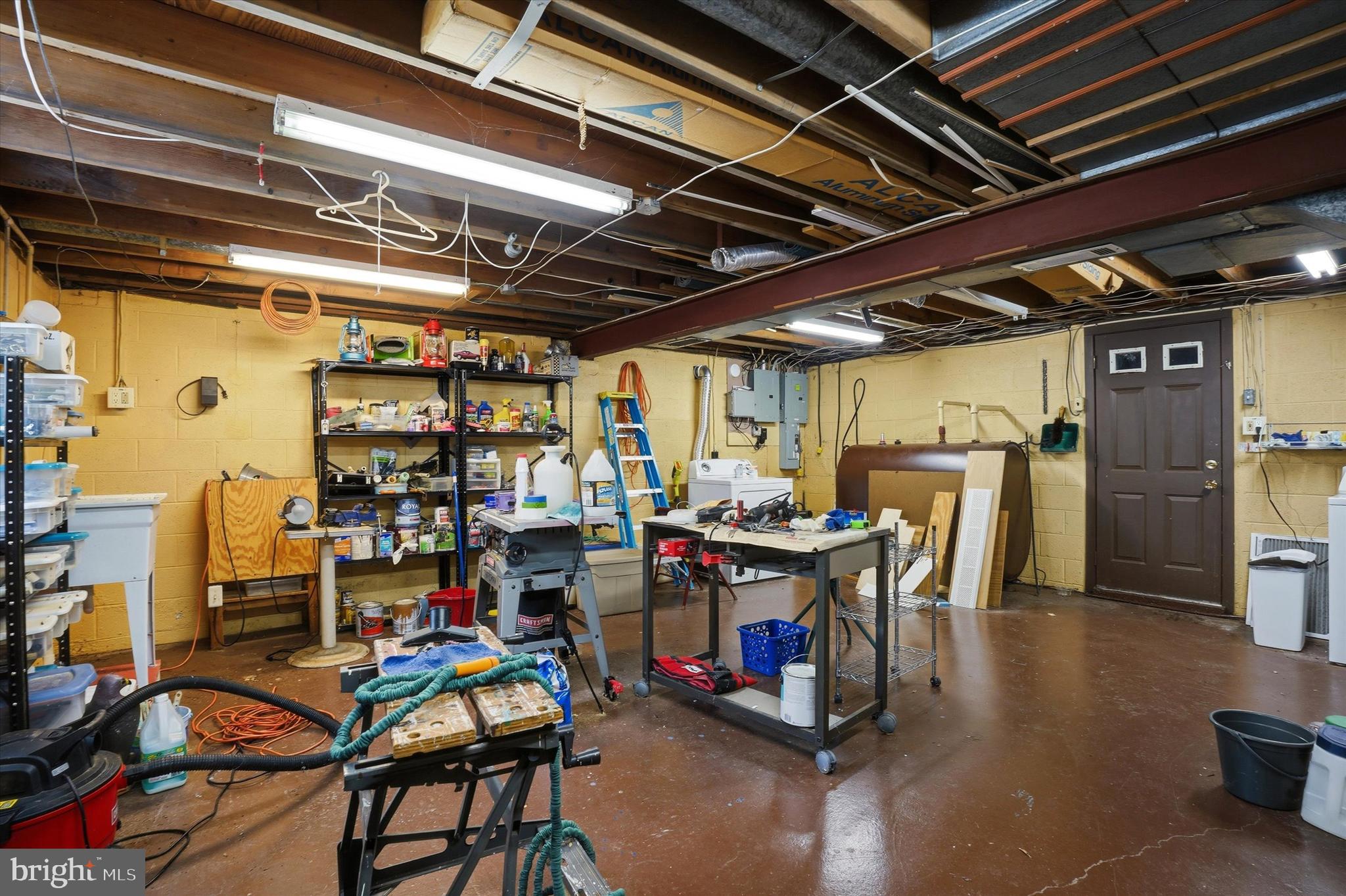 108 Durham Road Newtown, PA 18940 - Photo 11 of 14 Lower Level Unfinished - Workshop