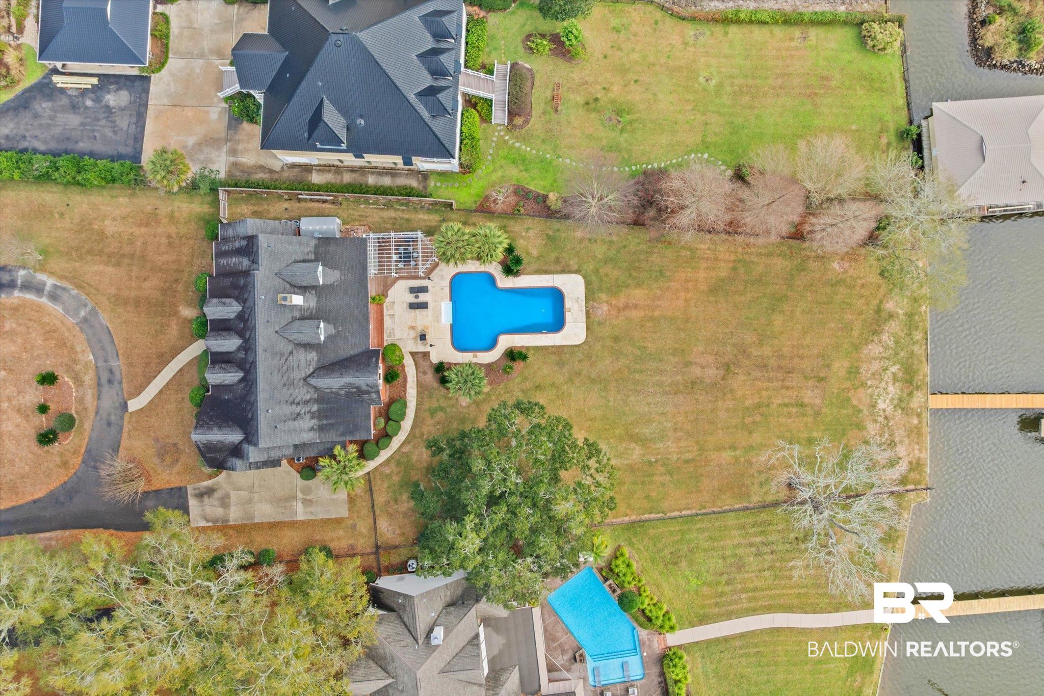 4851 Audubon Drive Mobile, AL 36619 - Photo 31 of 46 Aerial view of property and surrounding area