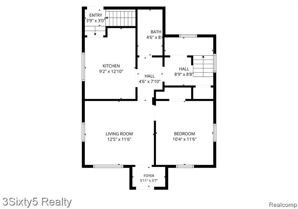 147 Charles Street River Rouge, MI 48218 - Photo 22 of 24 Floor plan