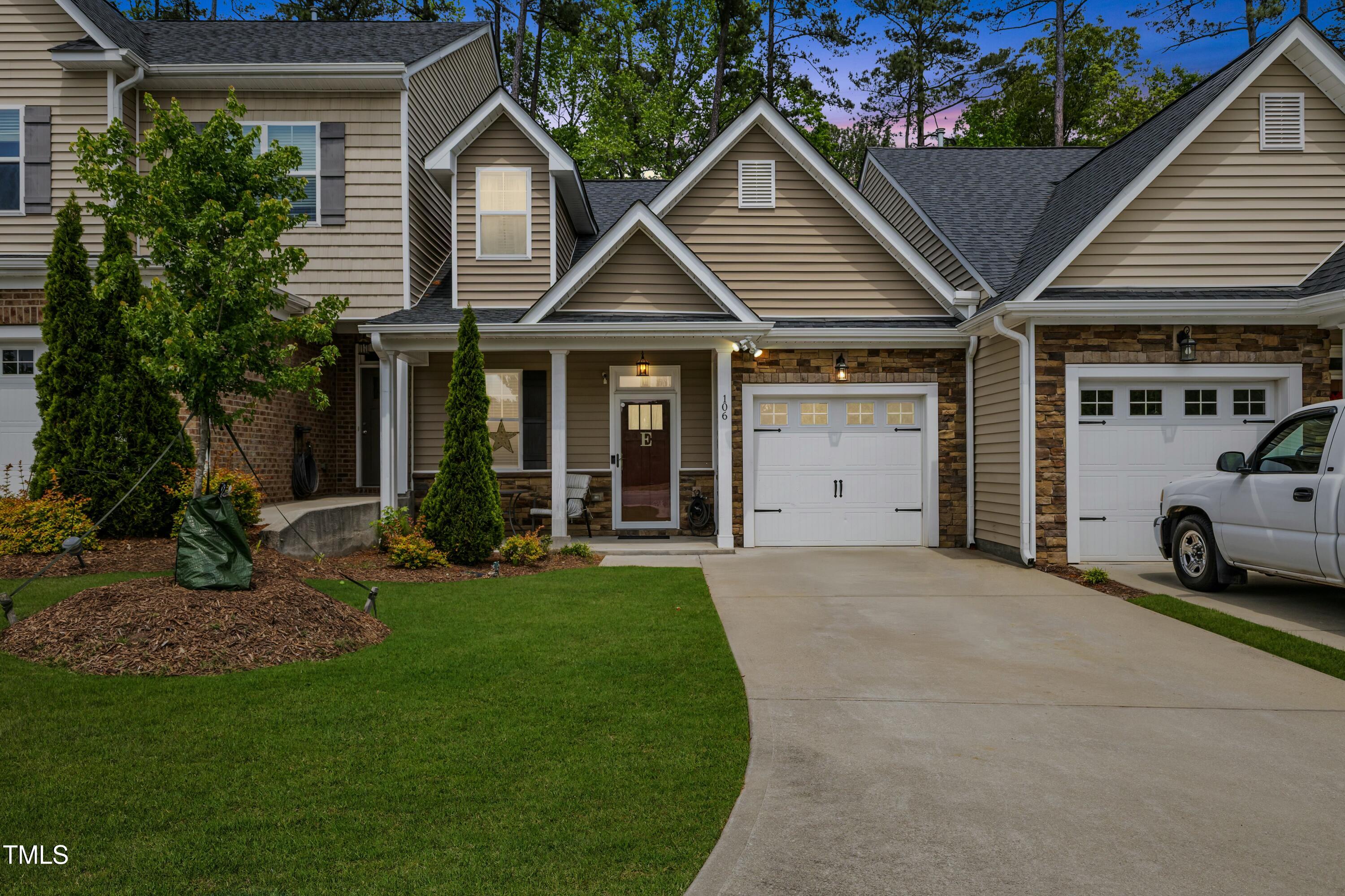 106 Churment Court Durham, NC 27703 - Photo 50 of 50 front view of a house with a yard