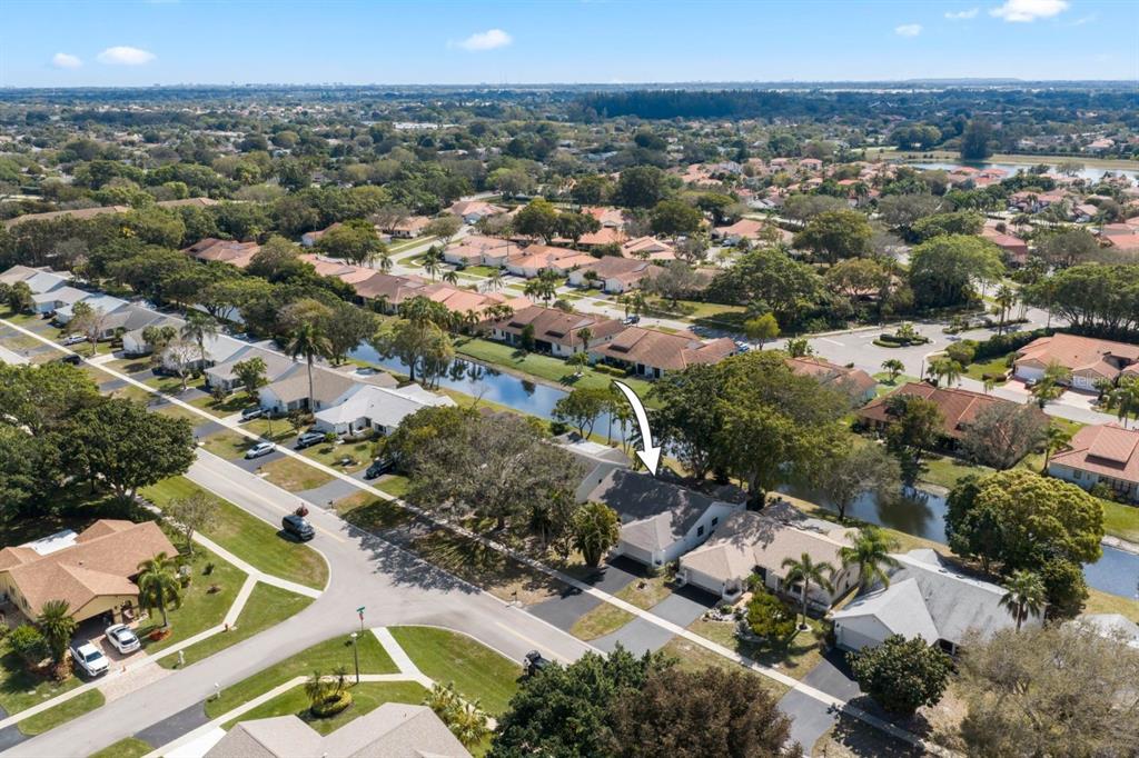 10618 180th Place South Boca Raton, FL 33498 - Photo 42 of 45 an aerial view of residential houses with outdoor space