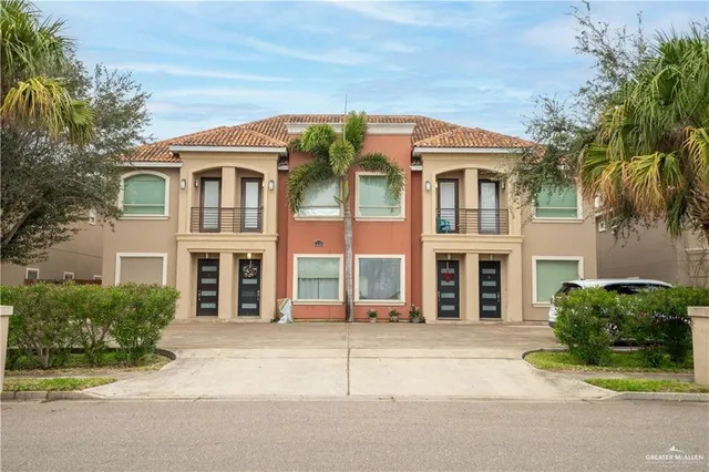 front view of a house with a street