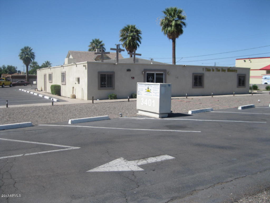 3401 West Thomas Road Phoenix, AZ 85009 - Photo 1 of 11 Street face of church