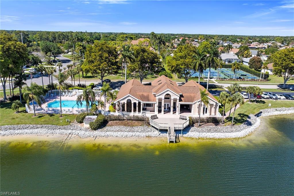 1747 Reuven Circle, Unit 4 Naples, FL 34112 - Photo 45 of 46 a aerial view of a house with a ocean view