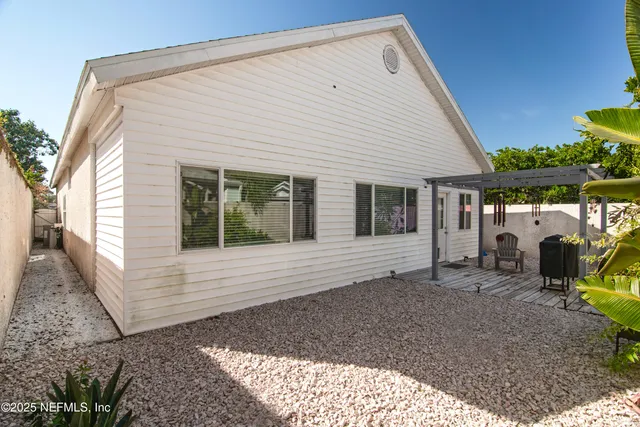 a view of a flower in a tree