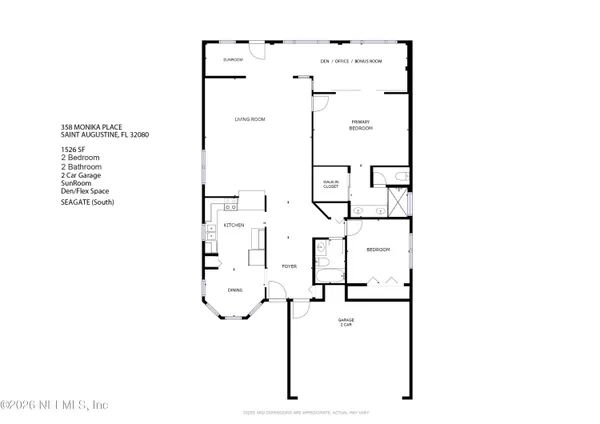 $457,000 | 358 Monika Place, St. Augustine, FL 32080