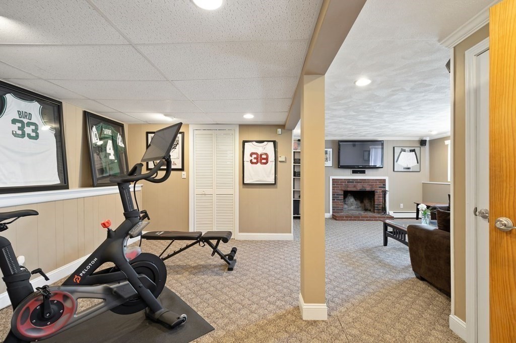 22 Kennedy Road Sharon, MA 02067 - Photo 27 of 41 a view of a room with gym equipment