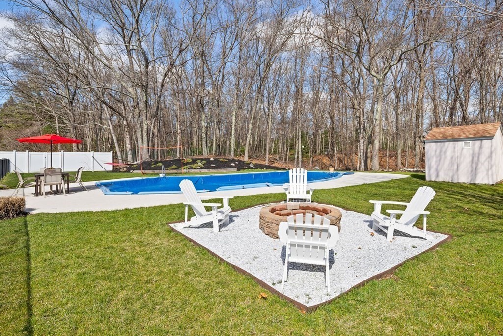 22 Kennedy Road Sharon, MA 02067 - Photo 34 of 41 swimming pool view with a outdoor seating