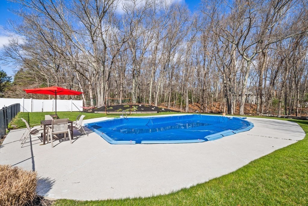 22 Kennedy Road Sharon, MA 02067 - Photo 37 of 41 a view of outdoor space yard swimming pool and patio