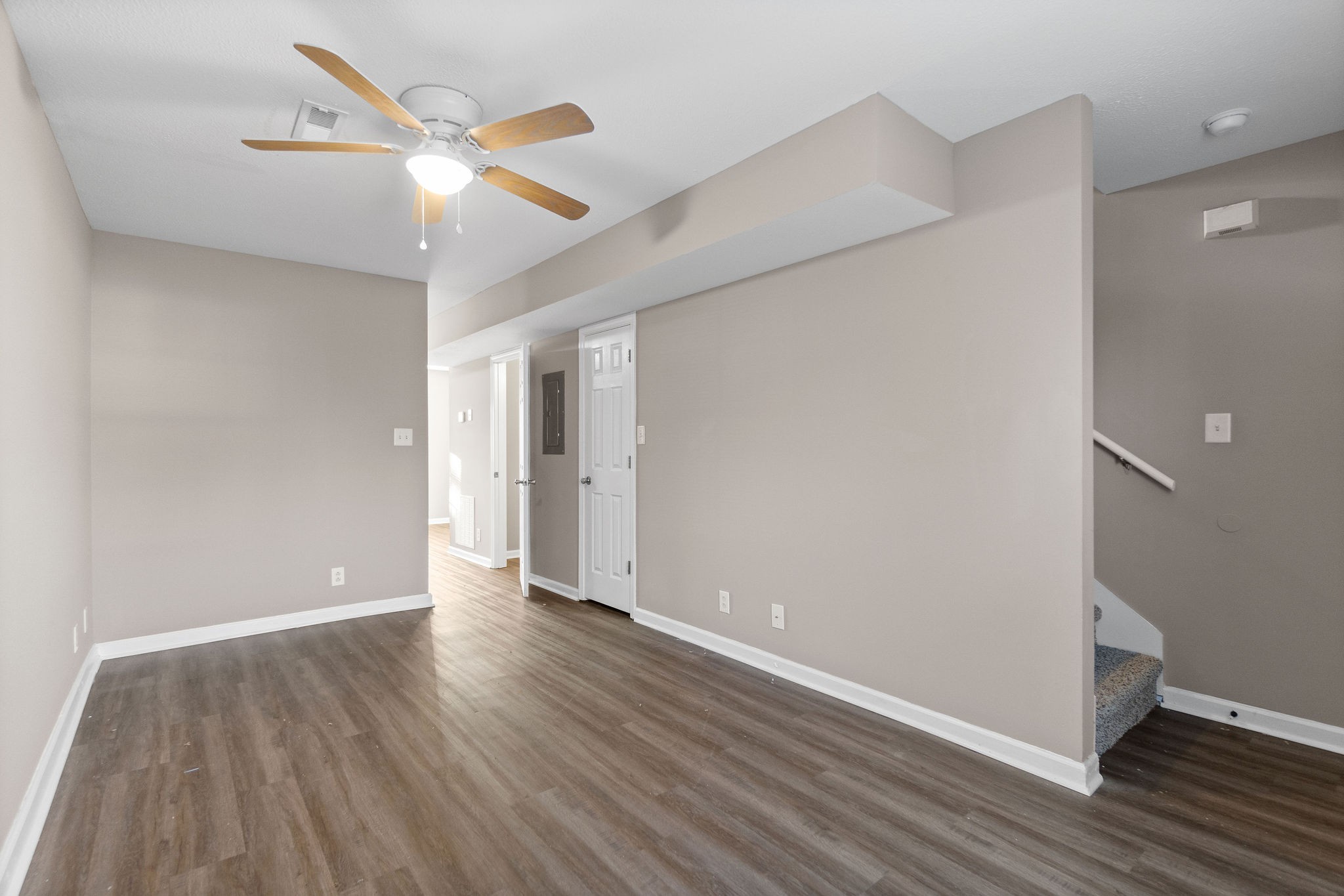 804 Golf View Place, Unit B Clarksville, TN 37043 - Photo 5 of 24 a view of an empty room with wooden floor