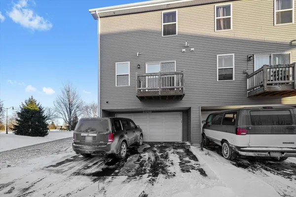 a car parked in front of a house