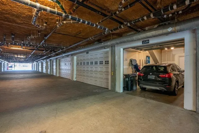 a view of car garage