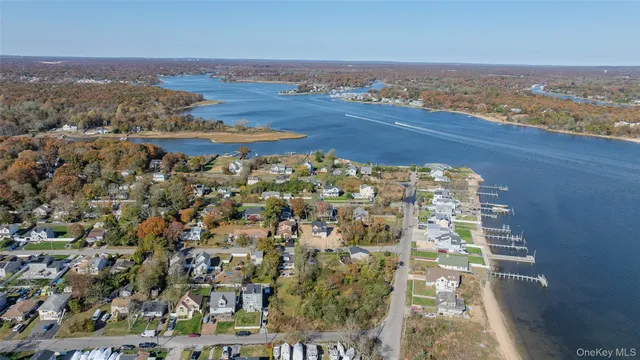 a view of a park with swings