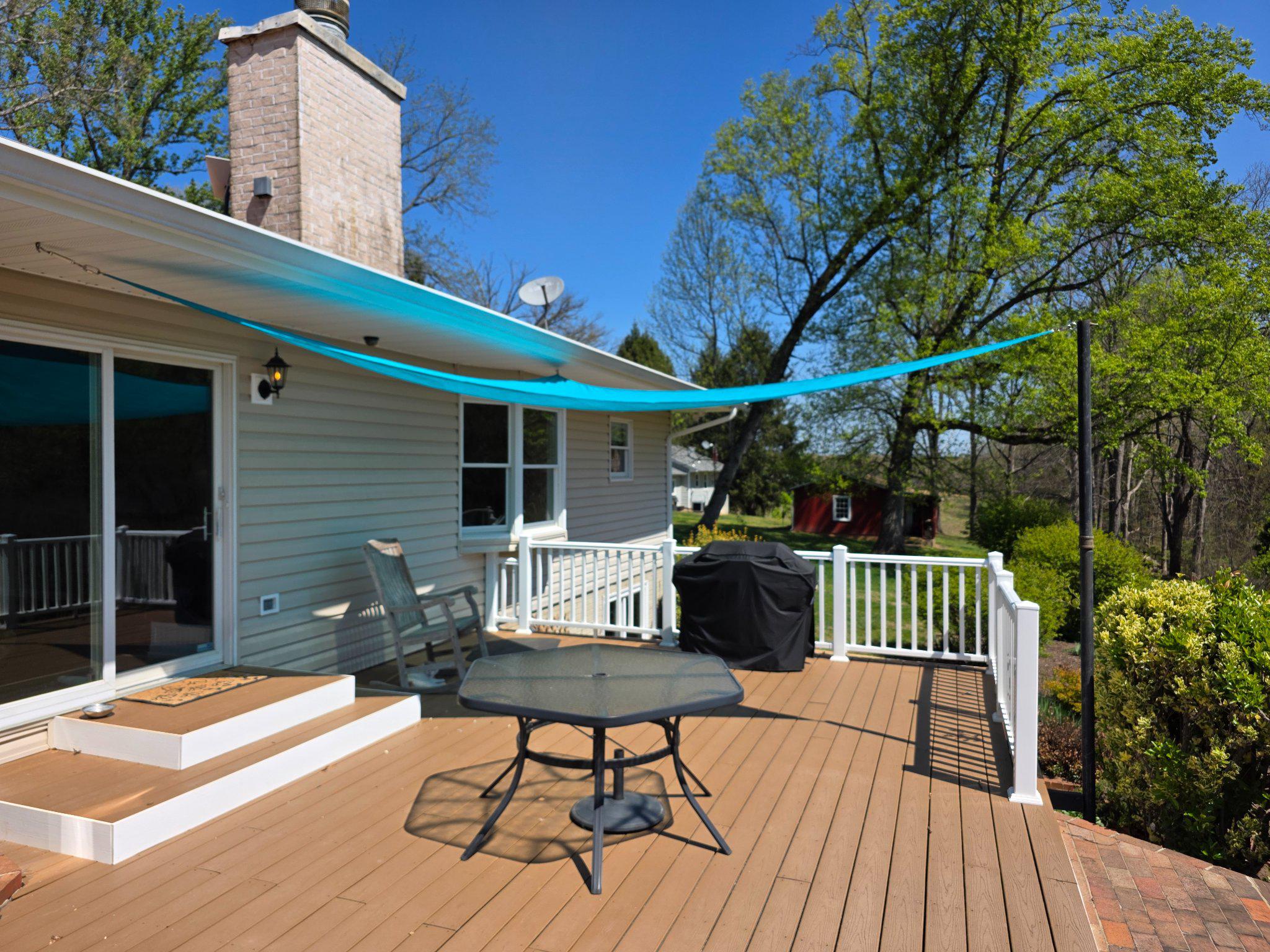 5639 Balls Mill Road Midland, VA 22728 - Photo 18 of 23 Trex Deck off Family Room w/Shaded Sail