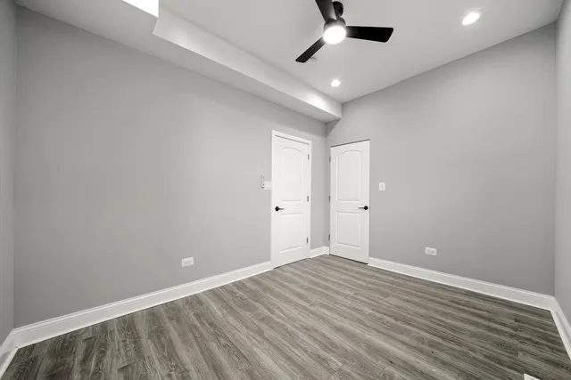 wooden floor in an empty room