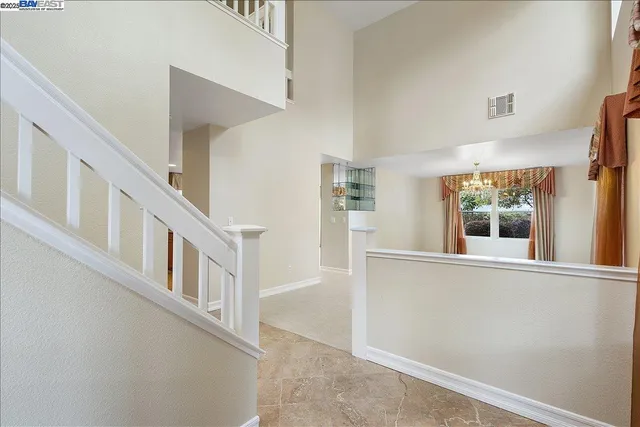 a view of an entryway with a window