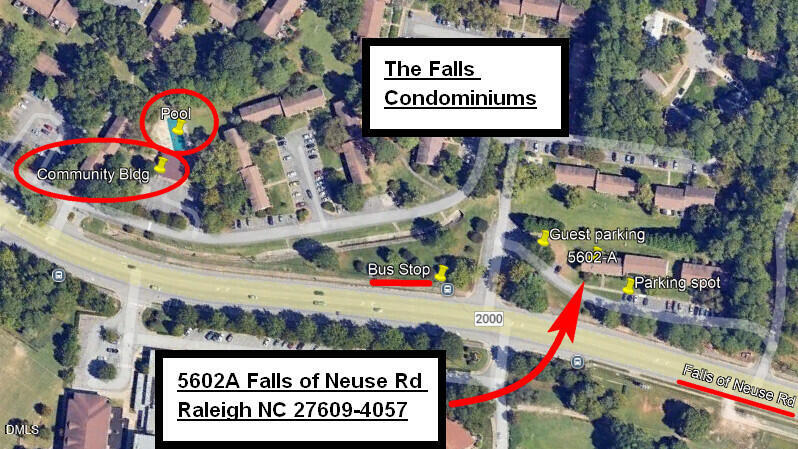 5602 Falls Of Neuse Road, Unit A Raleigh, NC 27609 - Photo 29 of 31 Aerial