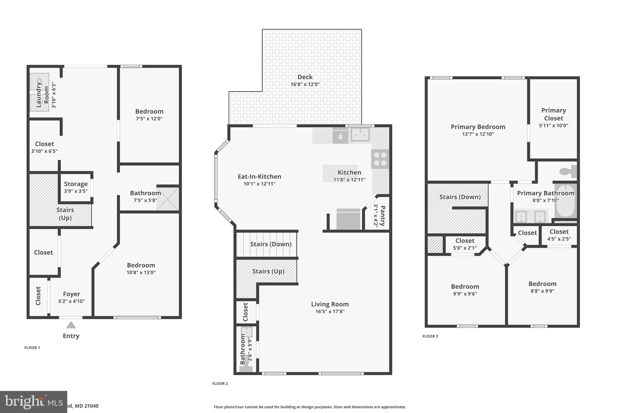 981 Pirates Court Edgewood, MD 21040 - Photo 38 of 38 Combined Floorplan