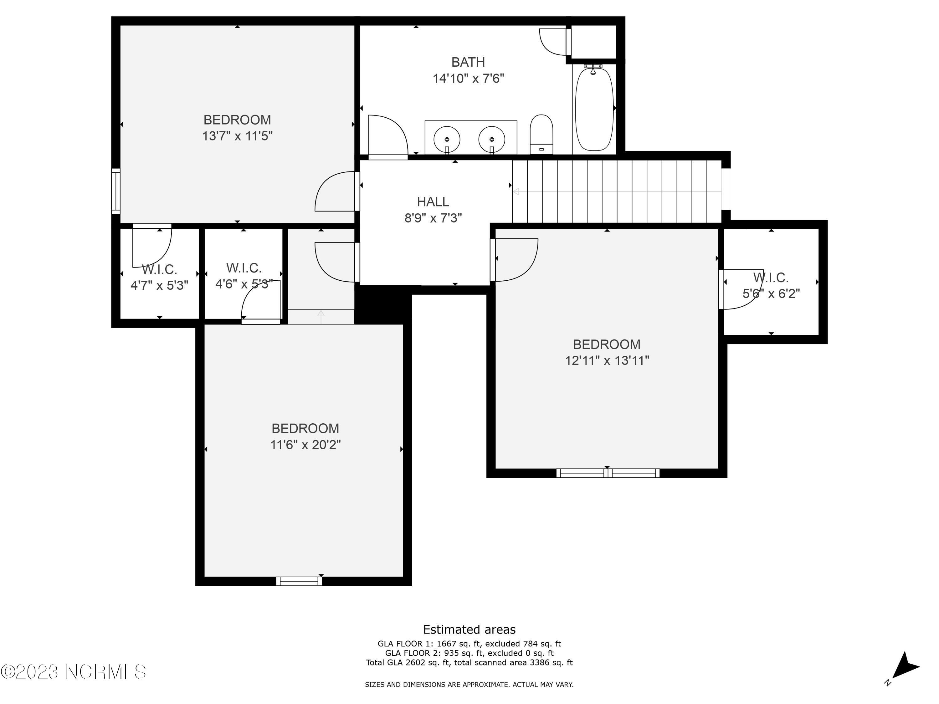1185 Rays Bridge Road Whispering Pines, NC 28327 - Photo 38 of 38 2-Floorplan #1