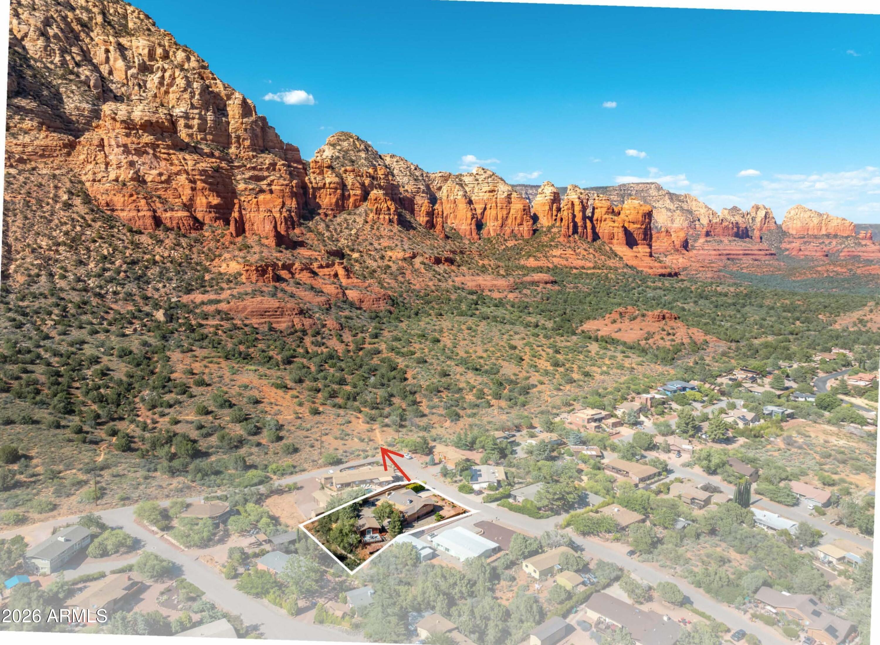 155 Meander Way Sedona, AZ 86336 - Photo 46 of 49 Walking distance to trail