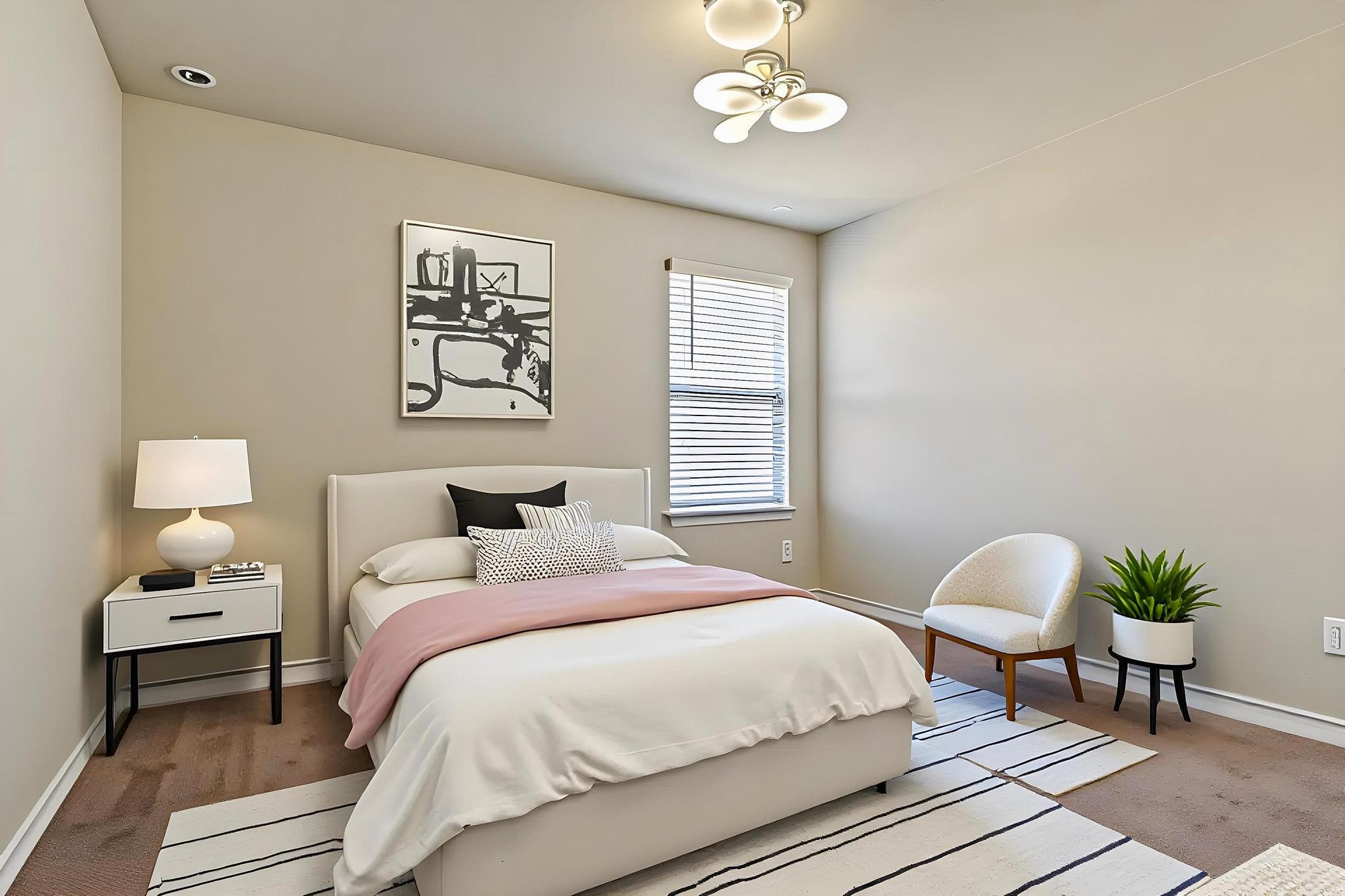 1341 Eagle Ray Street Leander, TX 78641 - Photo 23 of 37 Naturally illuminated, this well-lit bedroom features ample natural light through a generous window.