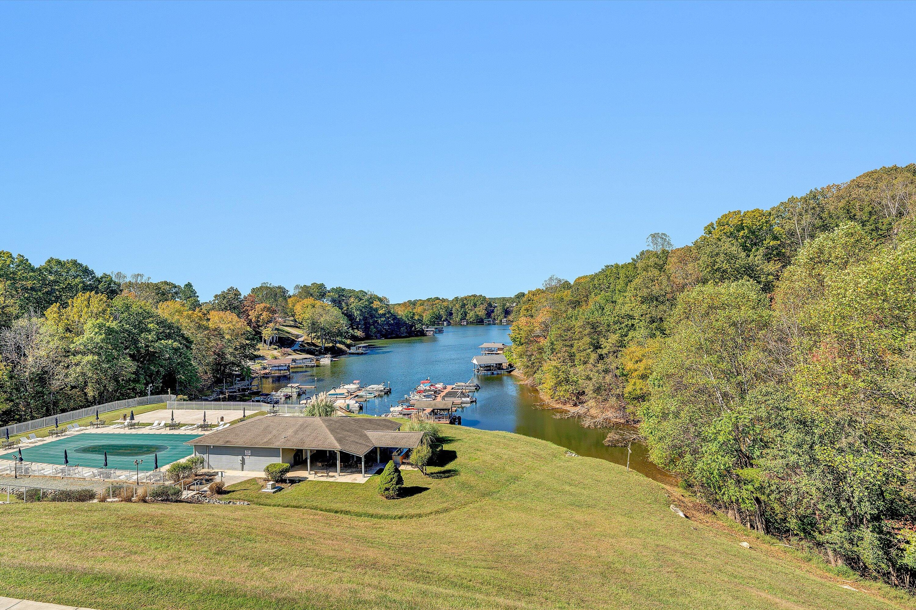 1089 Bluewater Drive, Unit 414 Moneta, VA 24121 - Photo 19 of 30 a view of a swimming pool with an ocean view