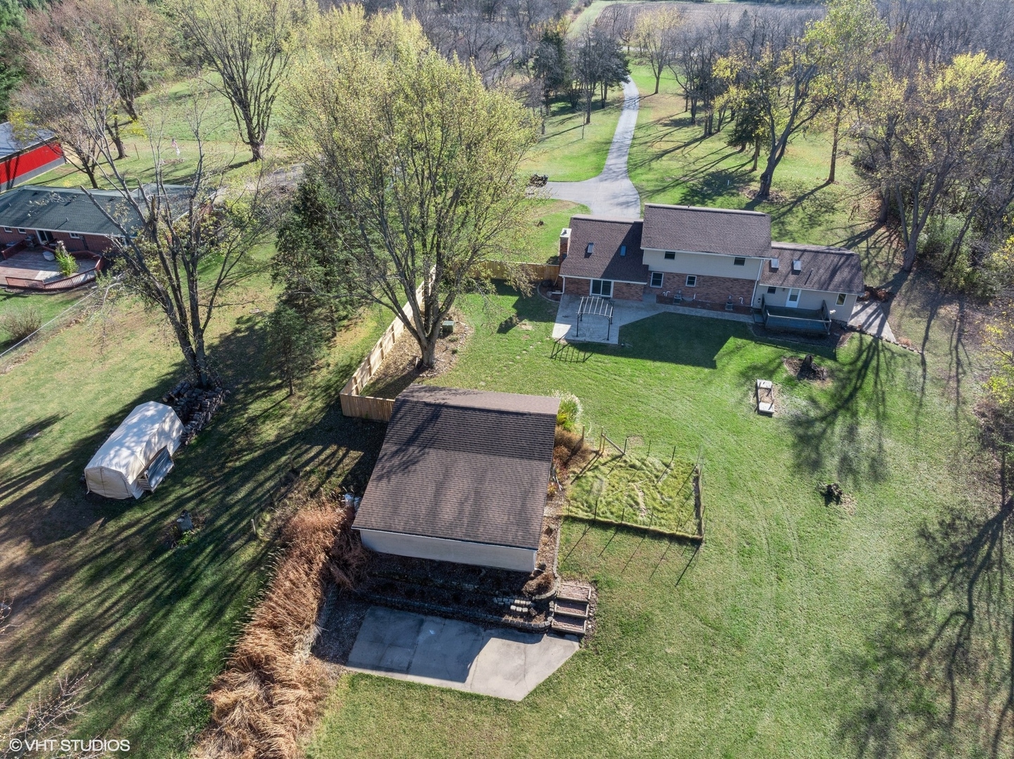 5881 Tipple Road Rockford, IL 61102 - Photo 9 of 32 a view of a backyard with sitting area