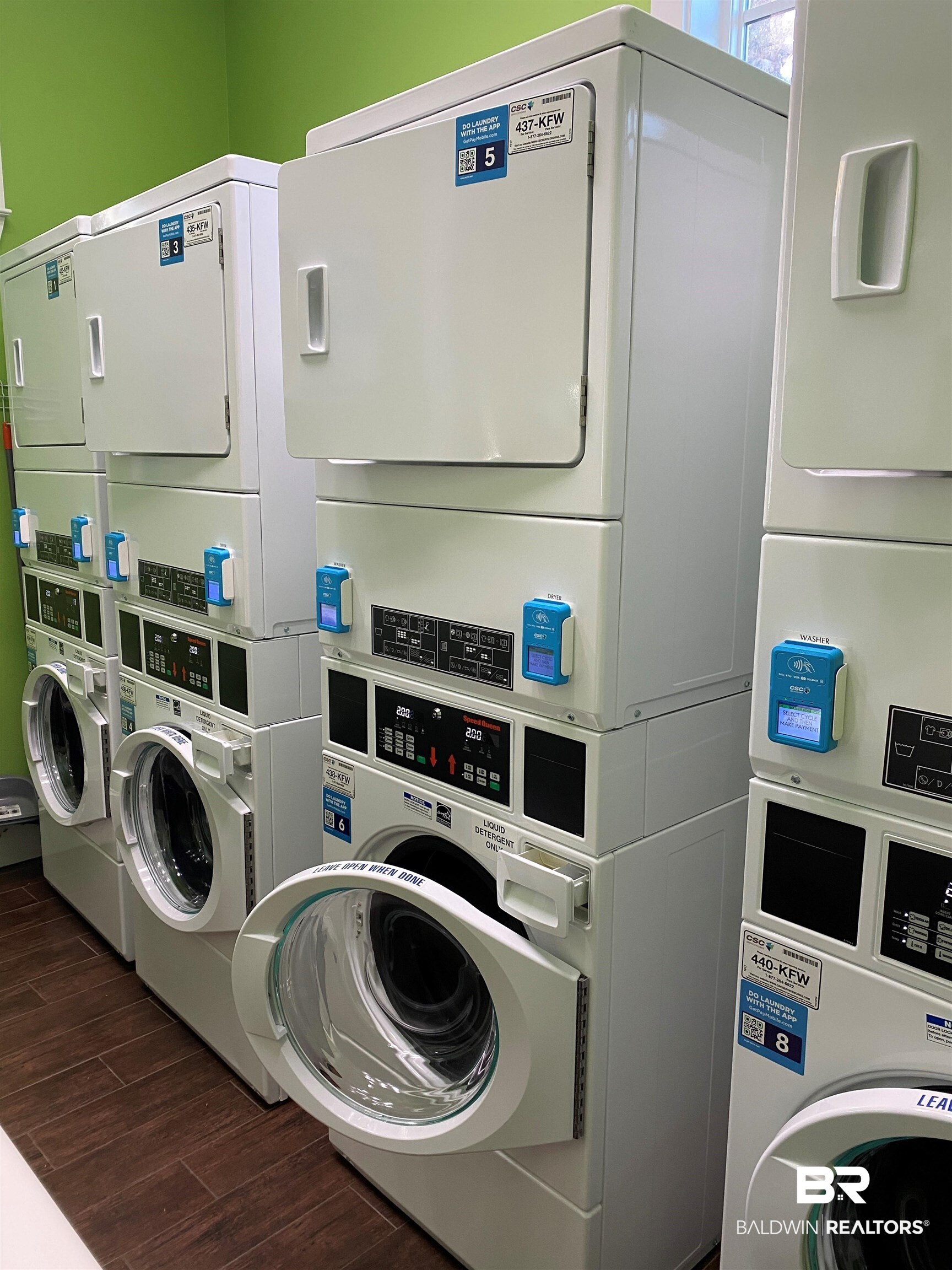 28114 Preserve Trail, Unit 190 Elberta, AL 36530 - Photo 49 of 69 Community laundry room with stacked washing machine and dryer