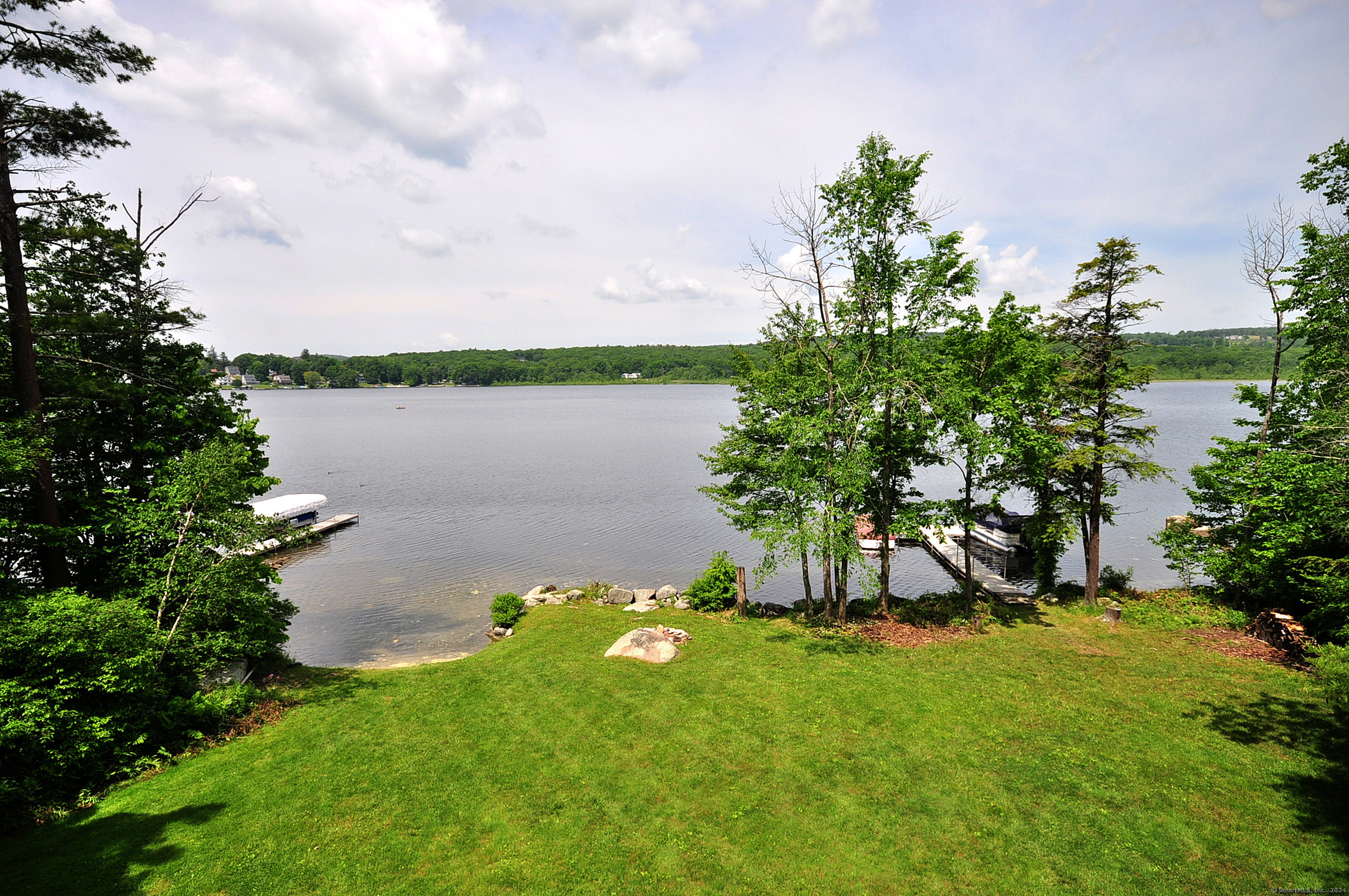 72 Sandy Beach Road Goshen, CT 06756 - Photo 32 of 33 a view of a lake with a big yard