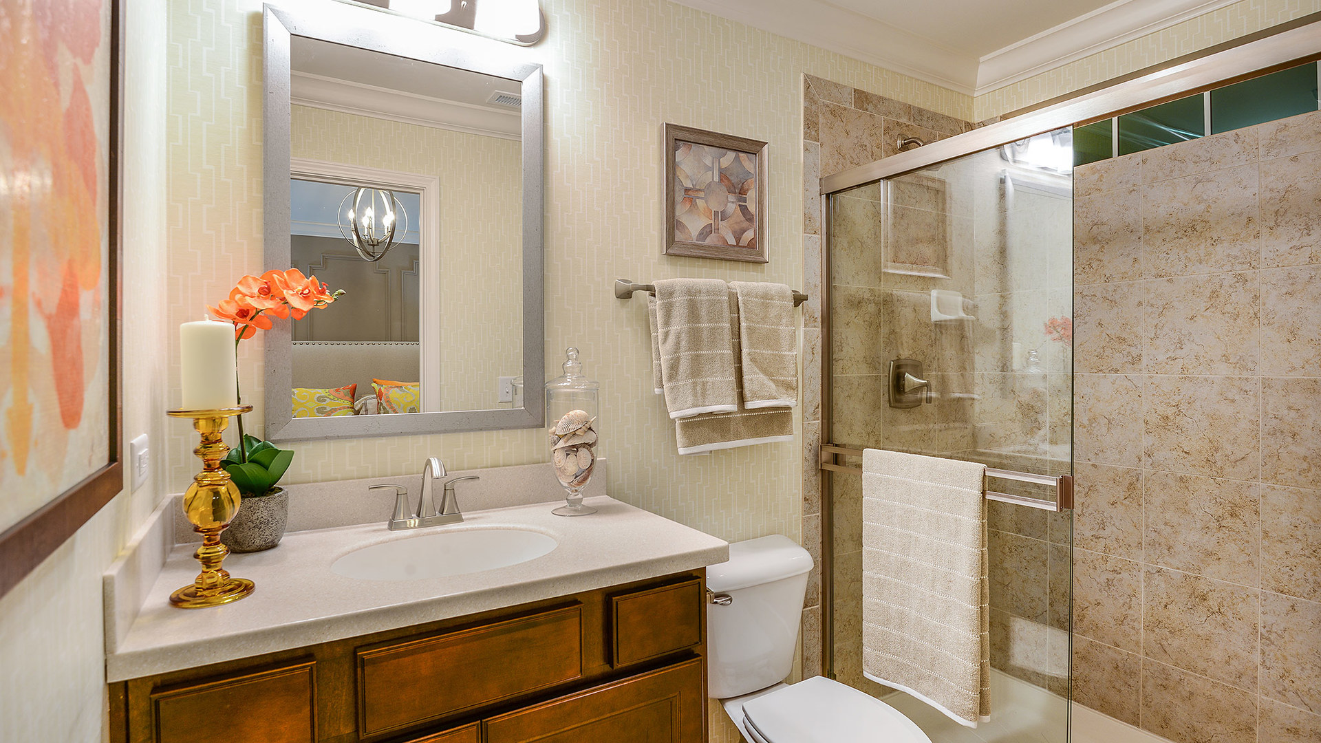 2033 Stuttle Road Batavia, IL 60510 - Photo 19 of 22 a bathroom with a sink toilet and shower