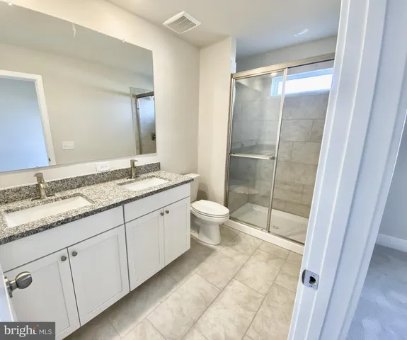 an empty room with a natural light