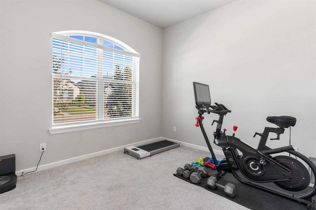 1609 Cotton Road Van Alstyne, TX 75495 - Photo 21 of 27 a view of a room with gym equipment
